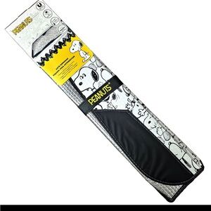 Snoopy Expression Car Turck Sunshade with Little Tree Air Freshener 58" X 27.5"